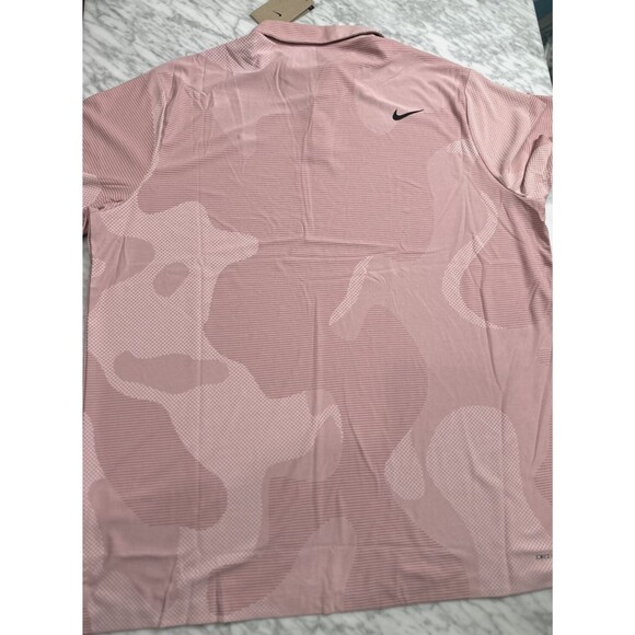 Nike Dri-Fit ADV Tour Camo textured DR5312 618 Polo Golf Shirt Men's XXL NEW - Picture 3 of 11